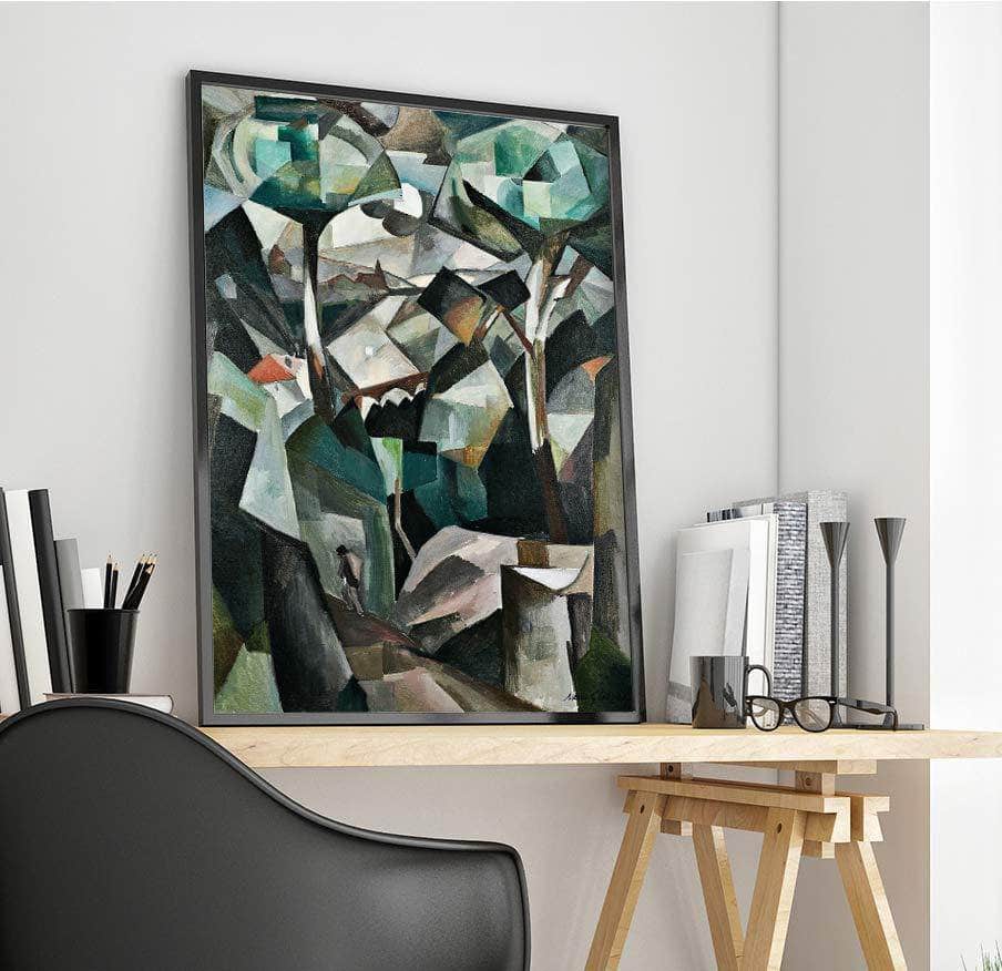 The Path, Landscape In Meudon Painting Albert Gleizes Canvas Art - Image 4