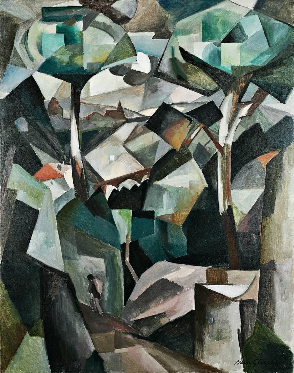 The Path, Landscape In Meudon Painting Albert Gleizes Canvas Art - Image 5