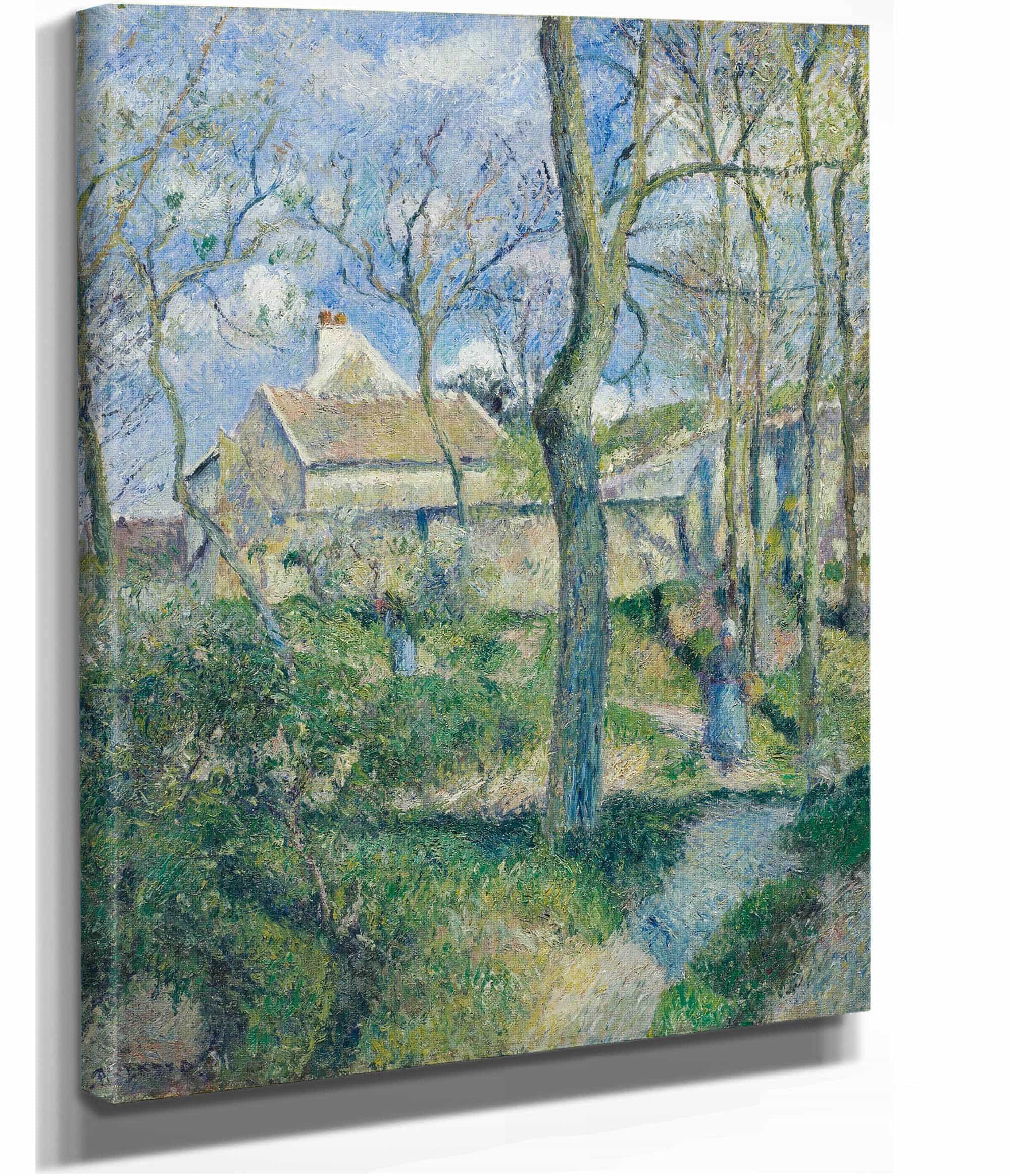 The Path To Les Pouilleux Pontoise by Camille Pissarro - Image 2