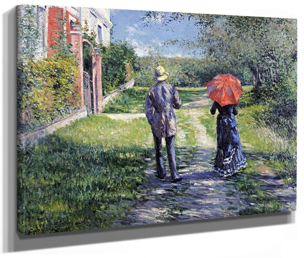 The Path Uphill By Gustave Caillebotte