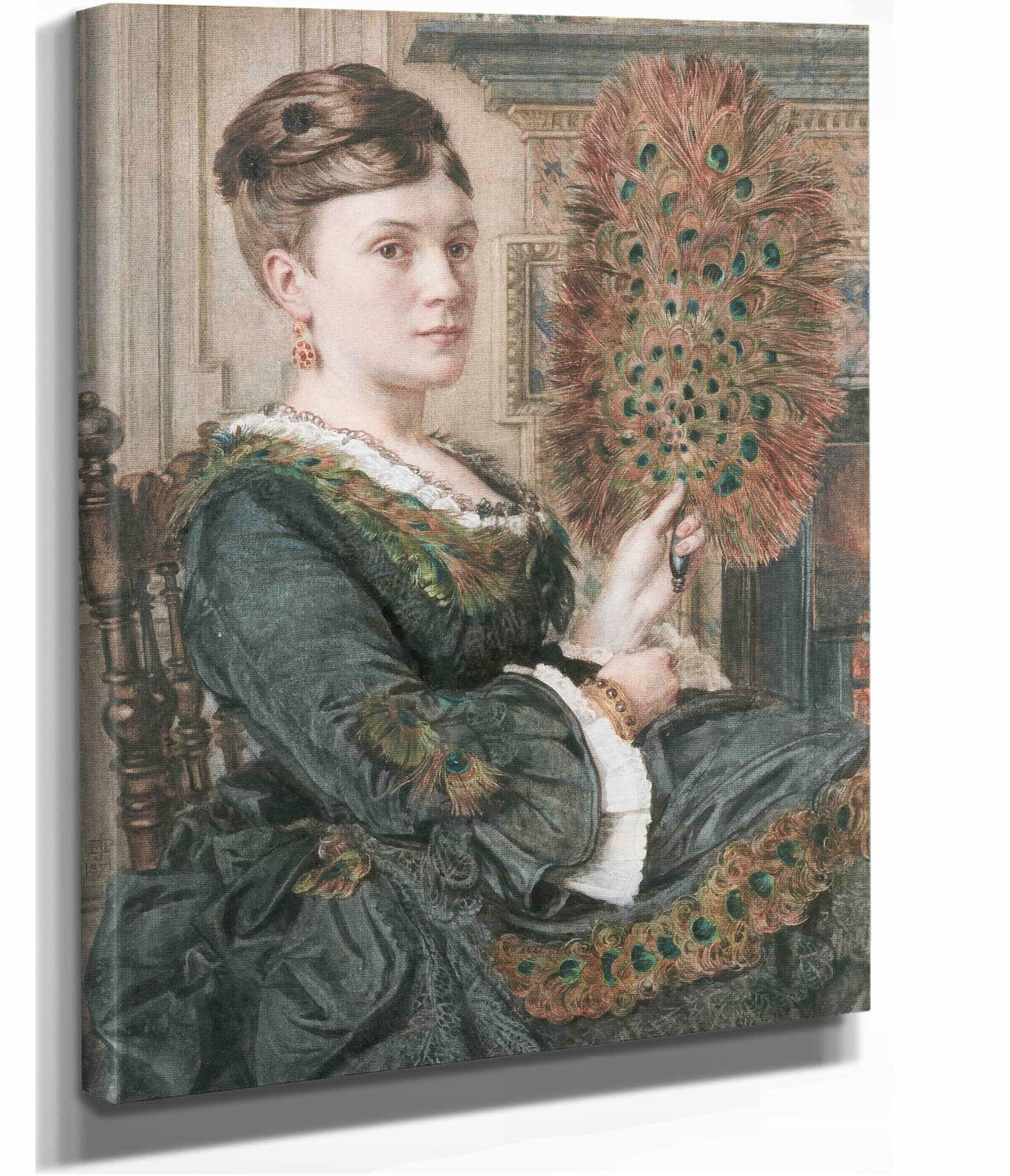 The Peacock Fan by Edward John Poynter - Image 2