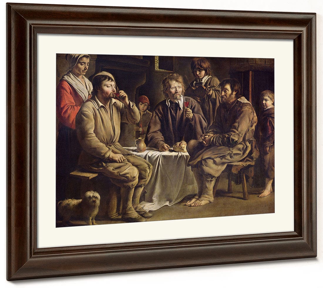 The Peasant's Meal By Louis Le Nain - Image 3