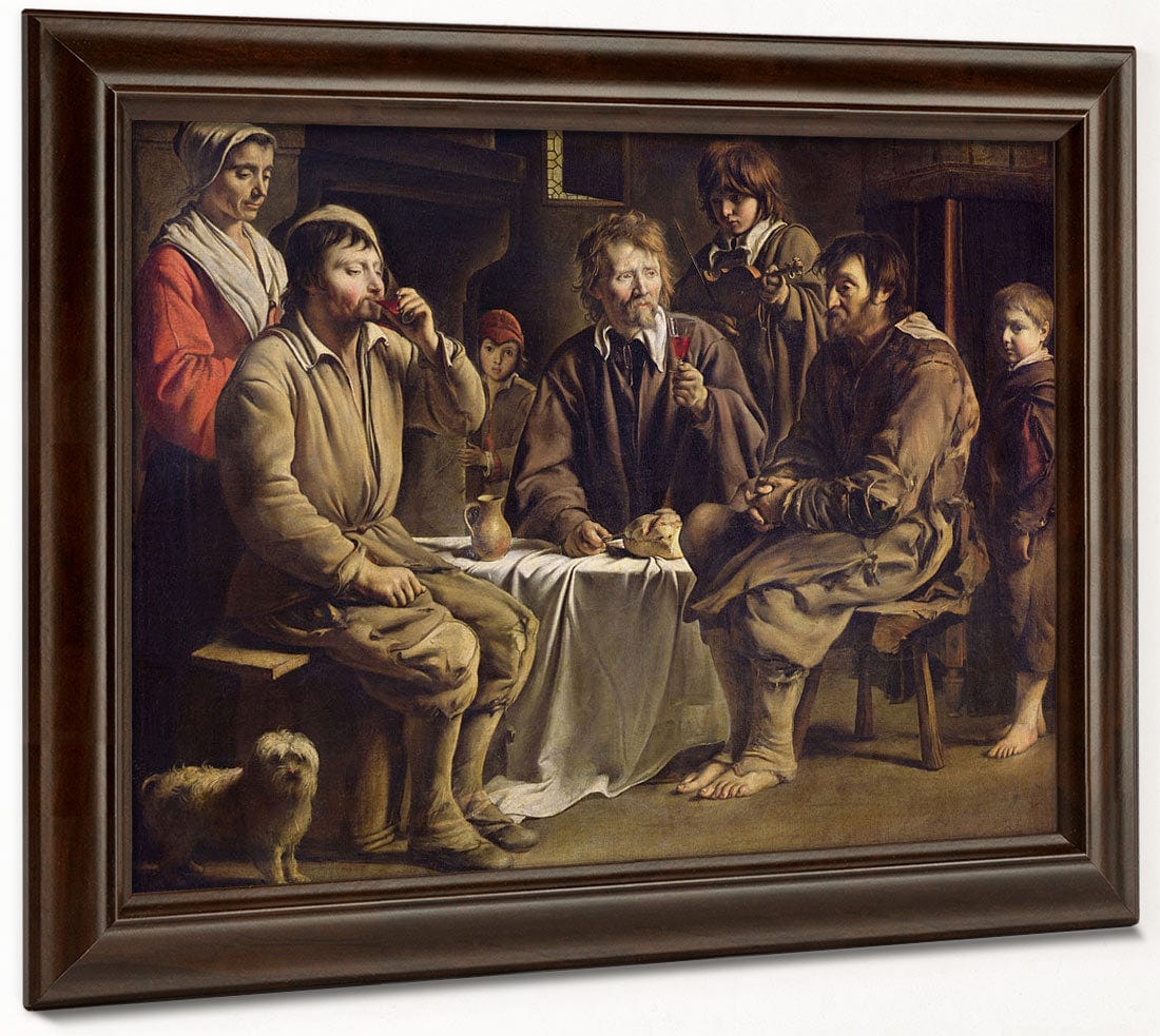 The Peasant's Meal By Louis Le Nain - Image 4