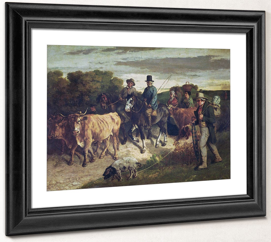 The Peasants Of Flagey Returning From The Fair By Jean Desire Gustave Courbet - Image 4