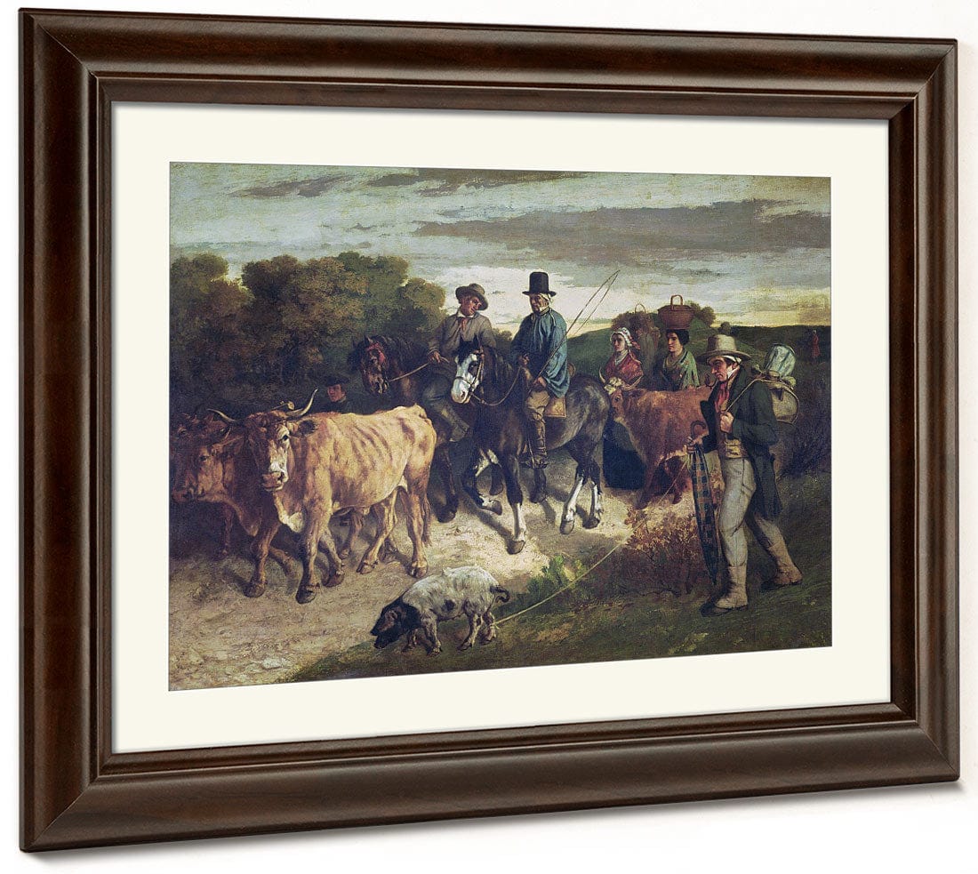 The Peasants Of Flagey Returning From The Fair By Jean Desire Gustave Courbet - Image 5