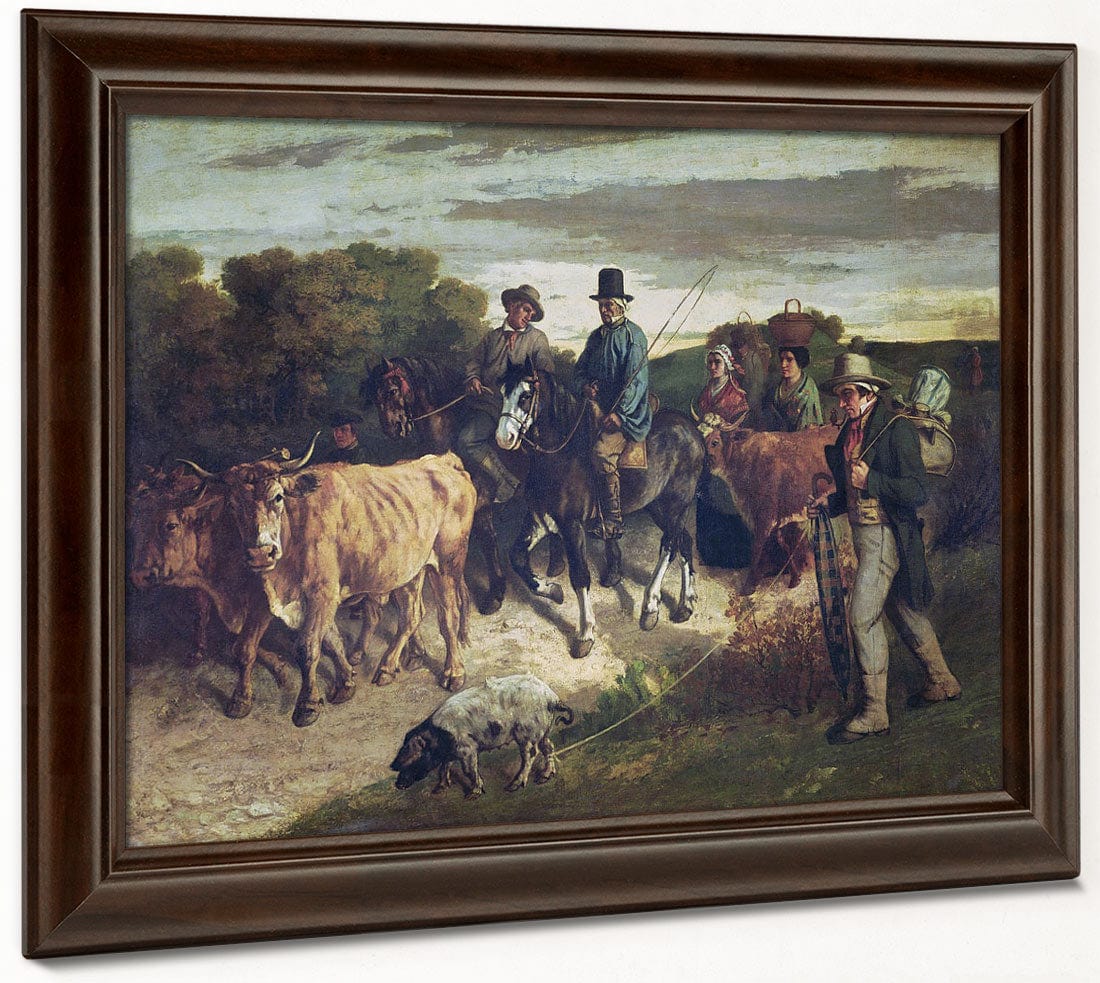 The Peasants Of Flagey Returning From The Fair By Jean Desire Gustave Courbet - Image 6