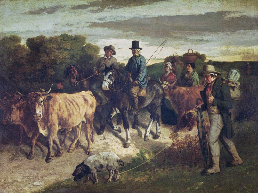 The Peasants Of Flagey Returning From The Fair By Jean Desire Gustave Courbet - Image 7