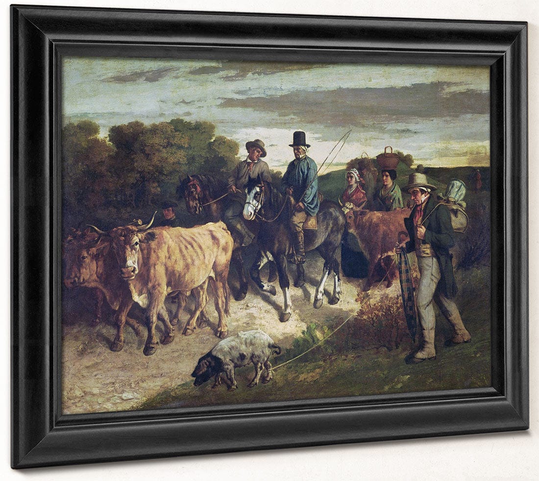The Peasants Of Flagey Returning From The Fair By Jean Desire Gustave Courbet - Image 8
