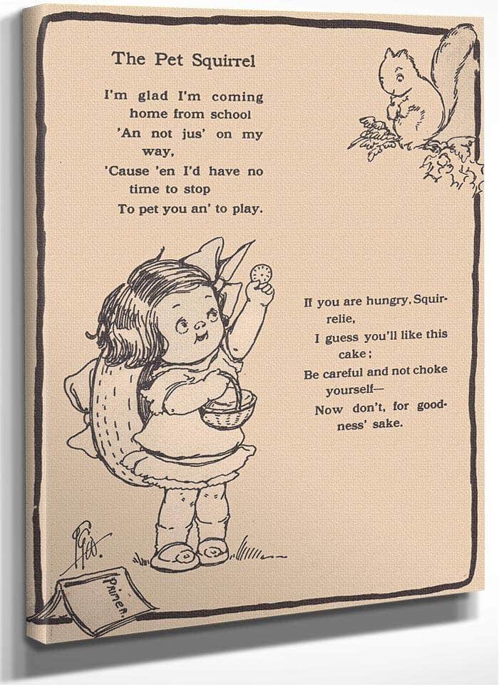The Pet Squirrel Illustrated By Grace G Drayton