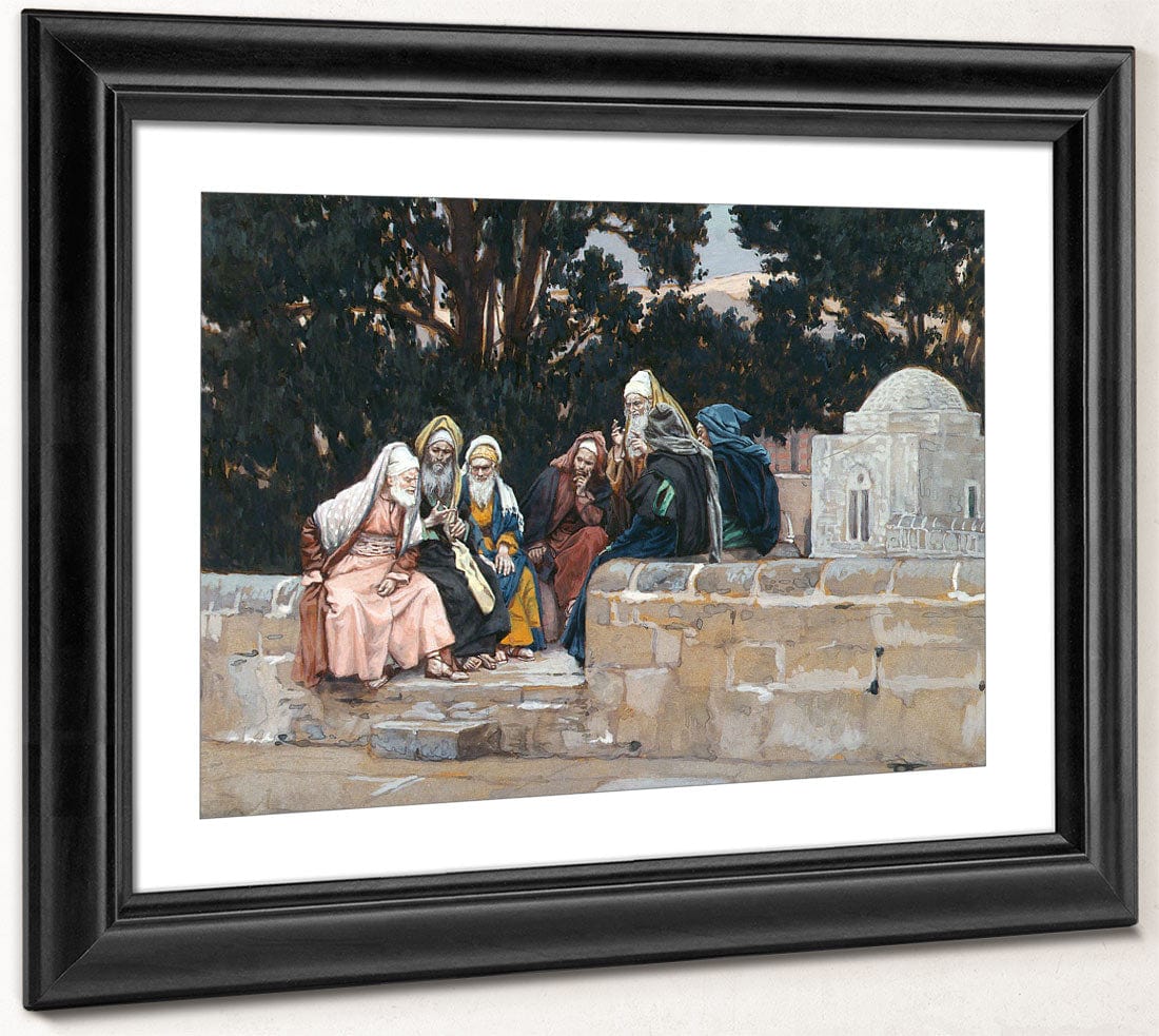 The Pharisees And Herodians Take Counsel Against Jesus By James Tissot - Image 4