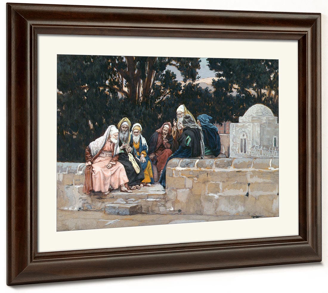 The Pharisees And Herodians Take Counsel Against Jesus By James Tissot - Image 5