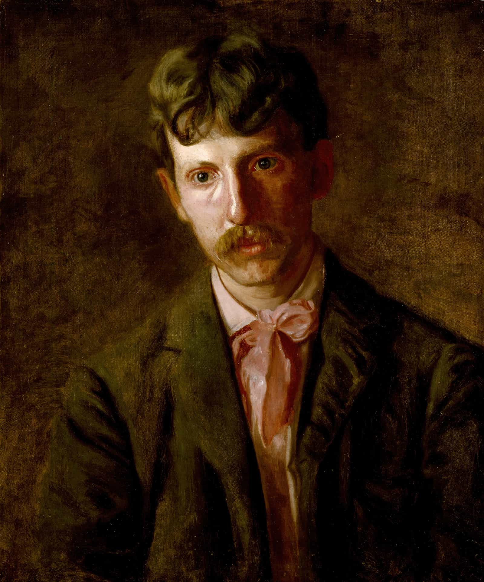 The Pianist Stanley Addicks by Thomas Eakins