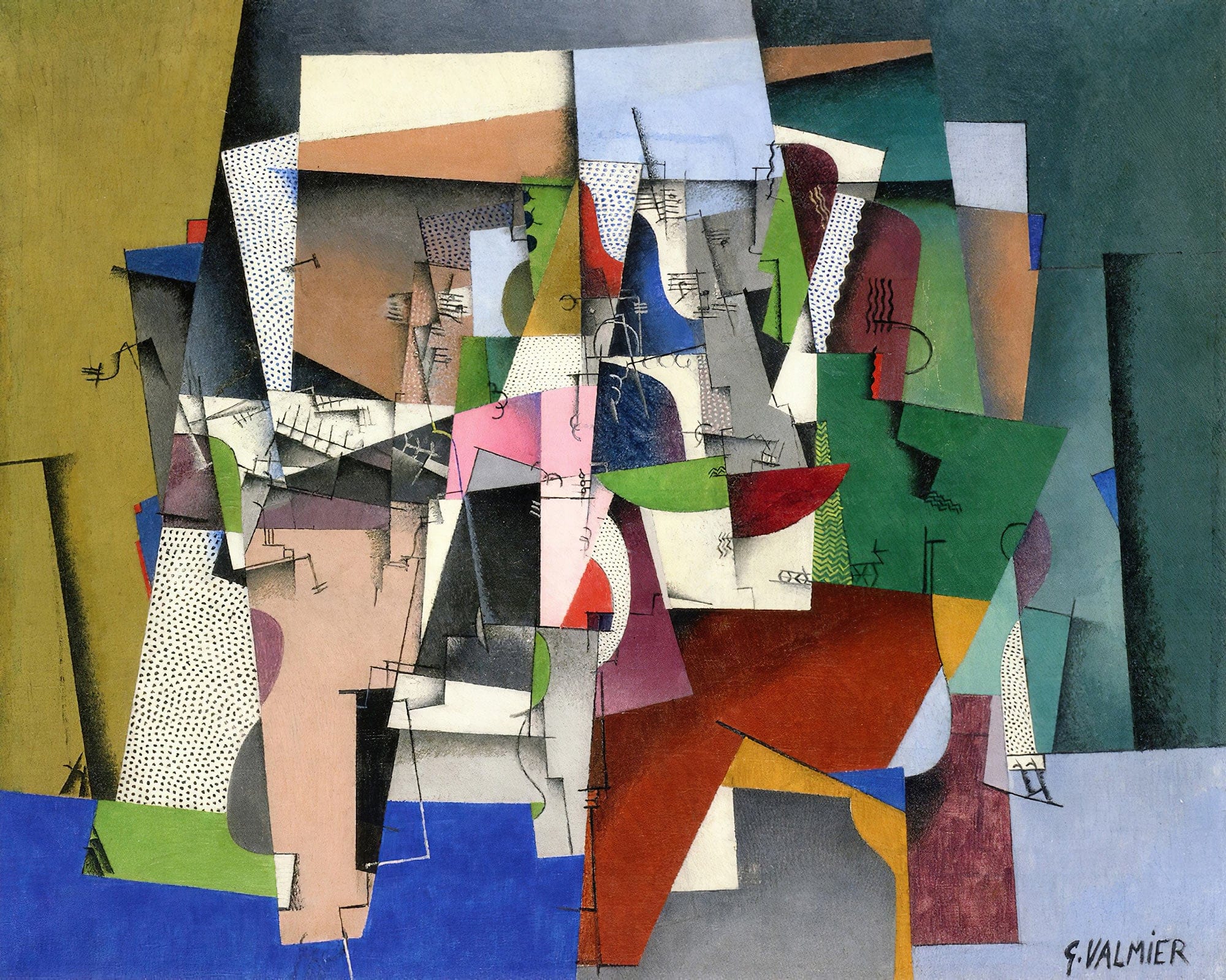 The Piano by Georges Valmier