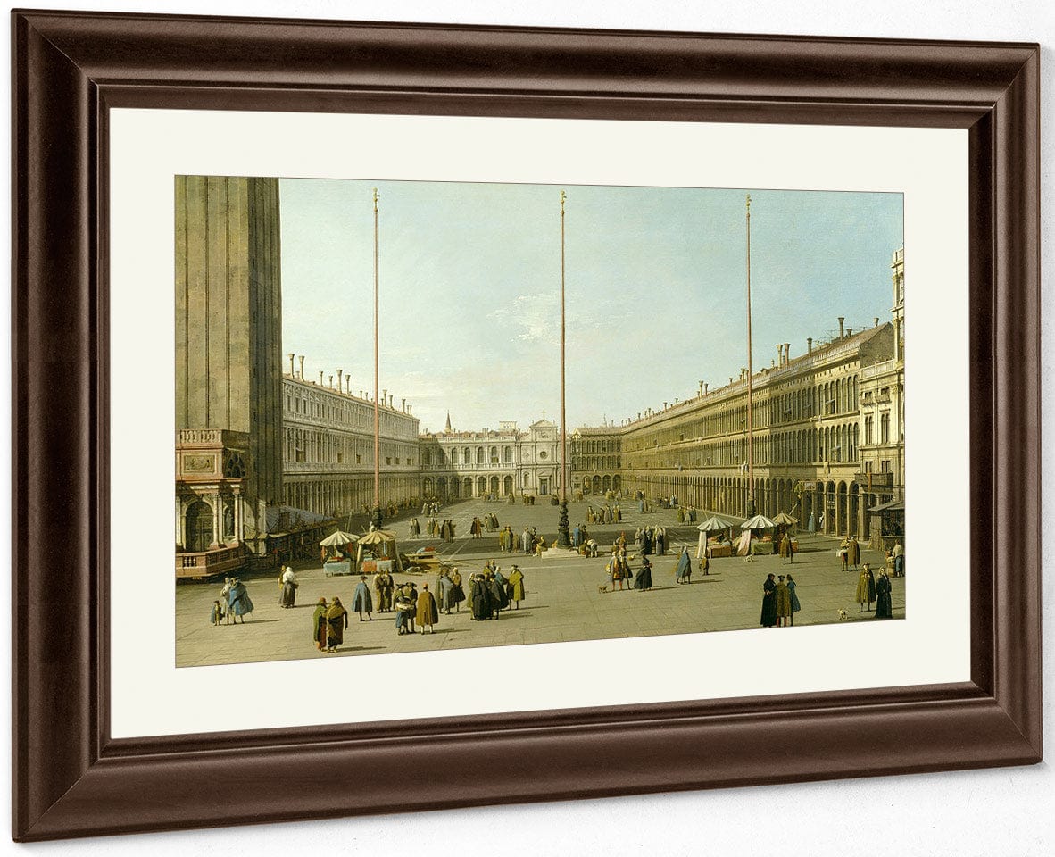 The Piazza San Marco By Canaletto - Image 5