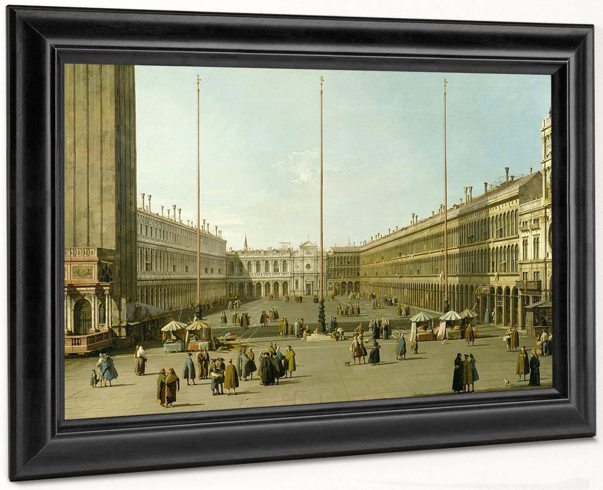 The Piazza San Marco By Canaletto - Image 8