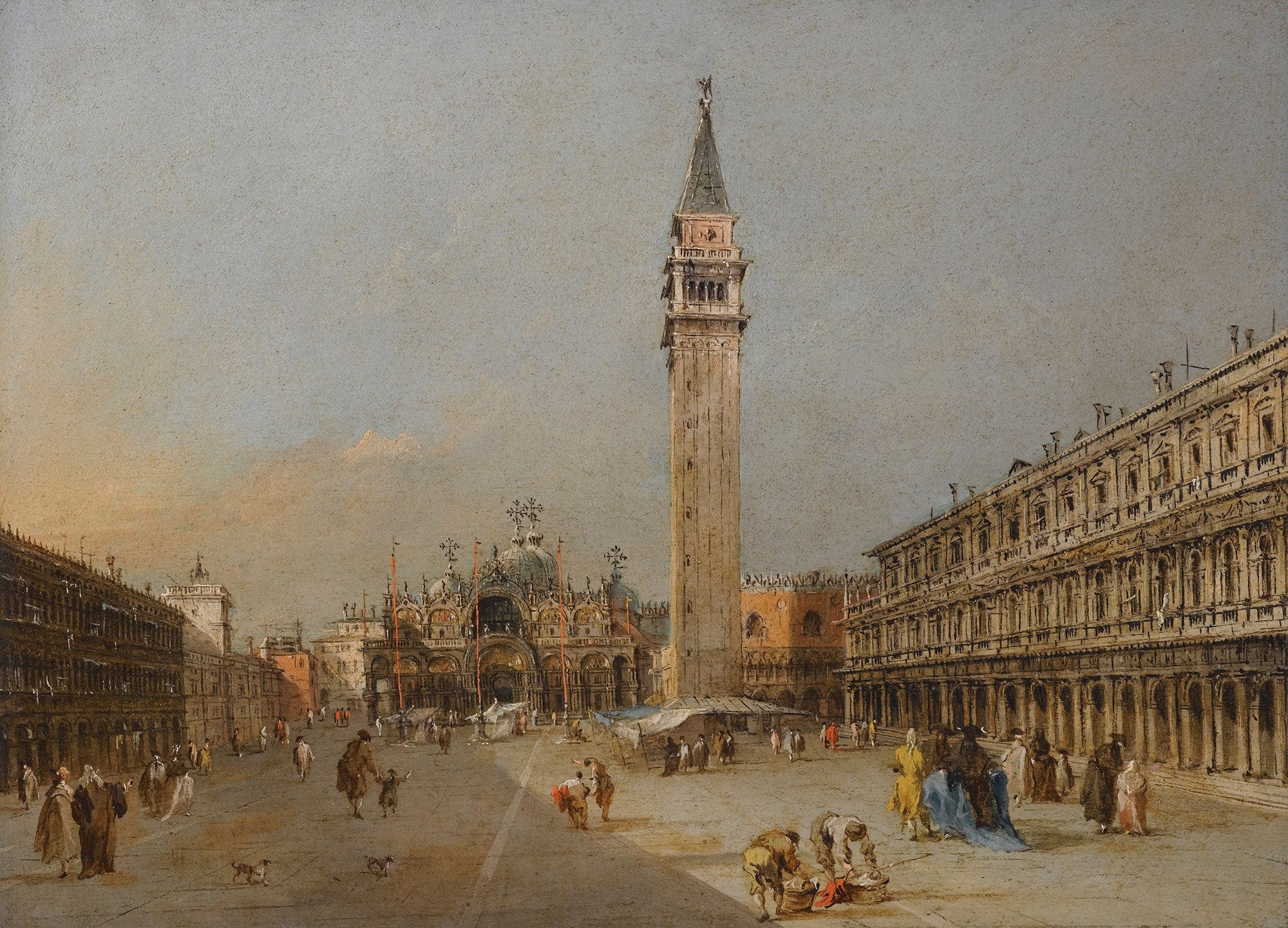 The Piazza San Marco With The Basilica And Campanile by Francesco Guardi - Image 2