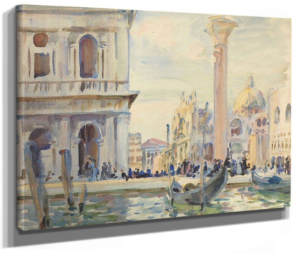 The Piazzetta By John Singer Sargent