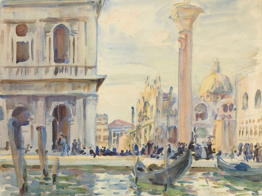 The Piazzetta By John Singer Sargent - Image 7