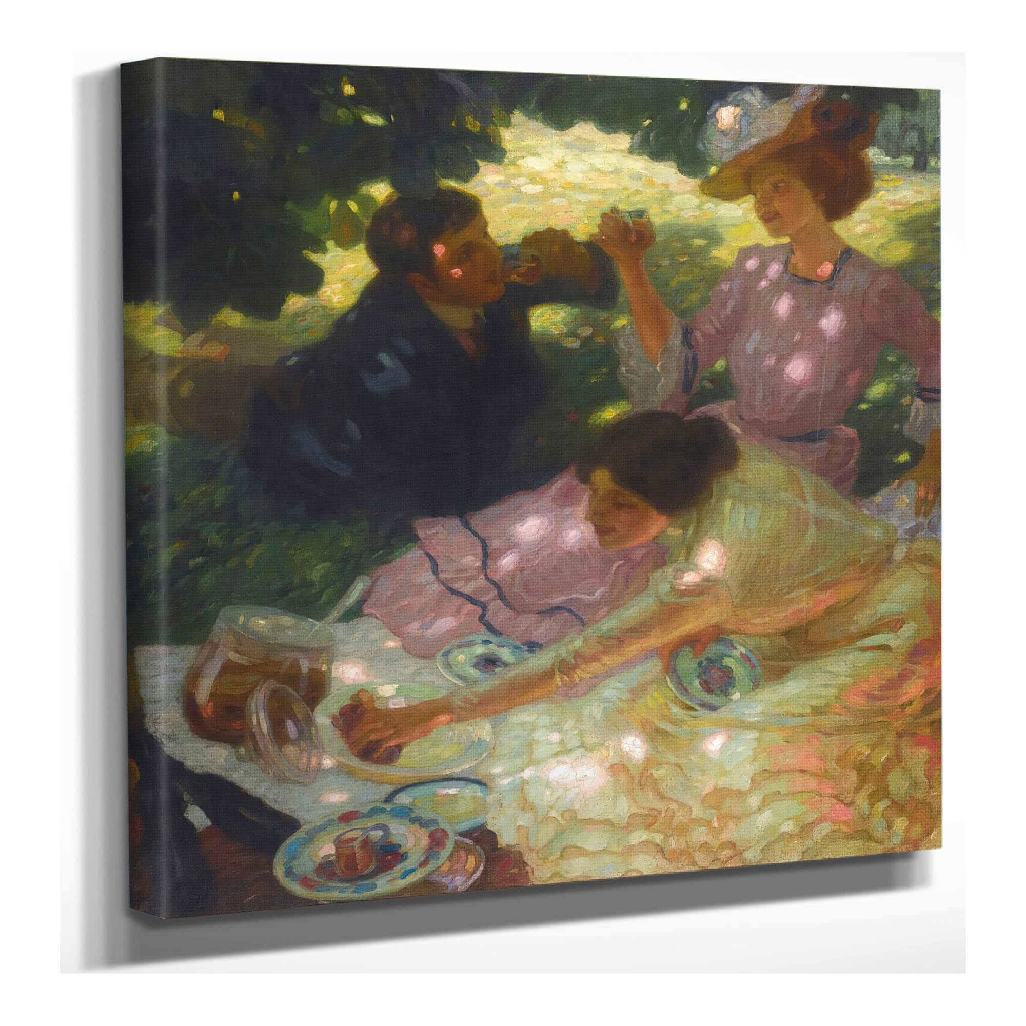The Picnic by Leo Putz - Image 5