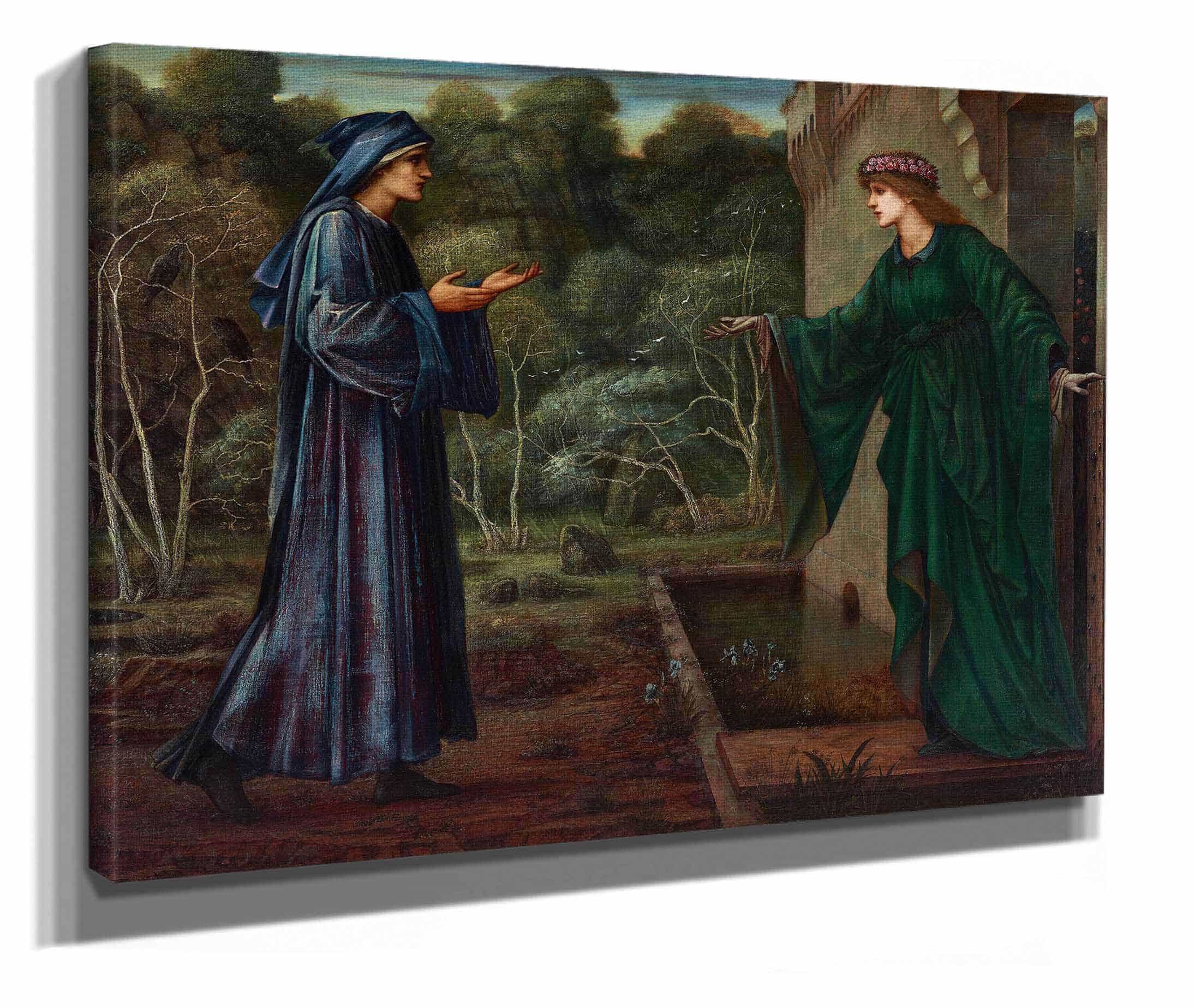 The Pilgrim At The Gate Of Idleness by Sir Edward Coley Burne Jones - Image 2