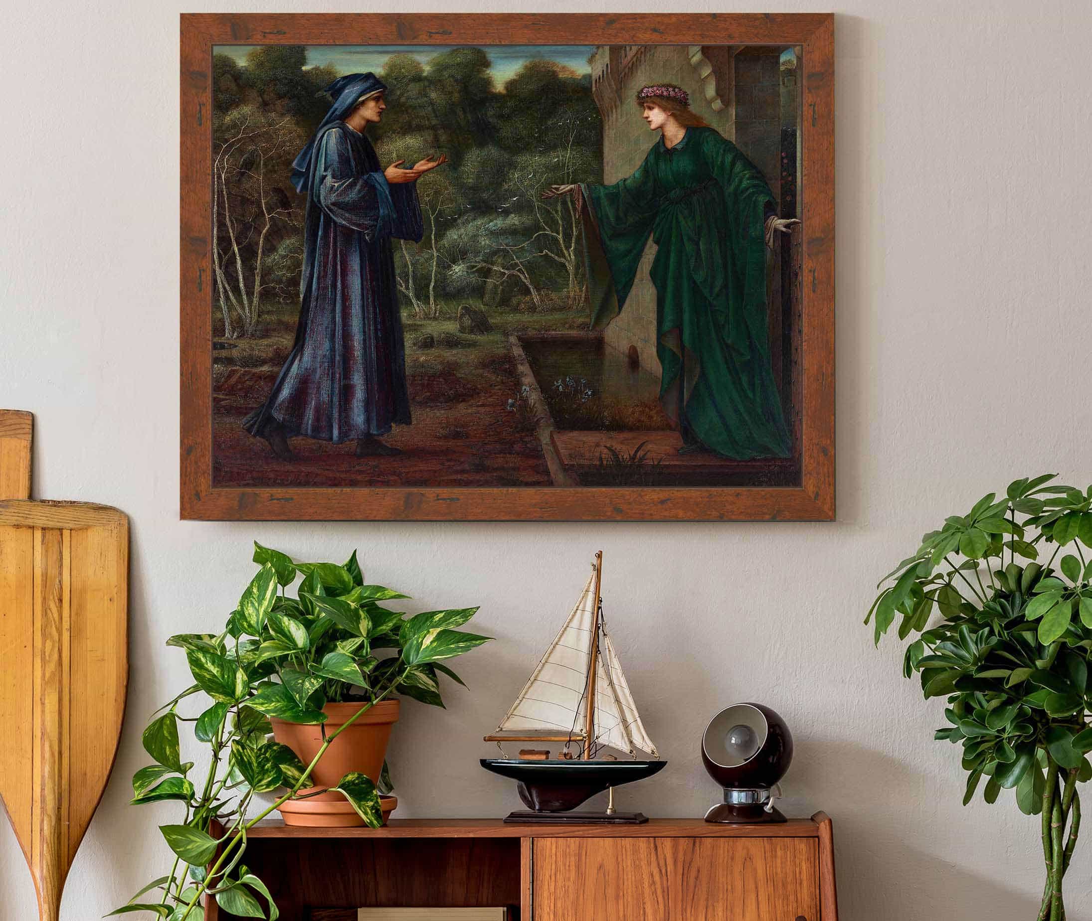 The Pilgrim At The Gate Of Idleness by Sir Edward Coley Burne Jones - Image 3