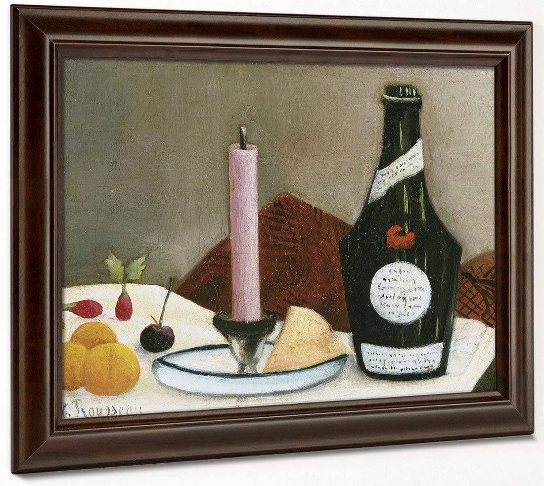 The Pink Candle By Henri Julien Felix Rousseau - Image 6