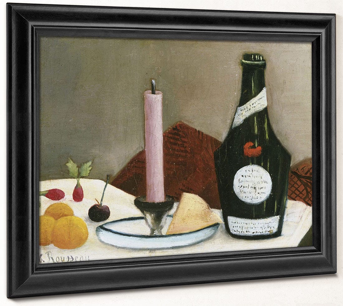 The Pink Candle By Henri Julien Felix Rousseau - Image 8