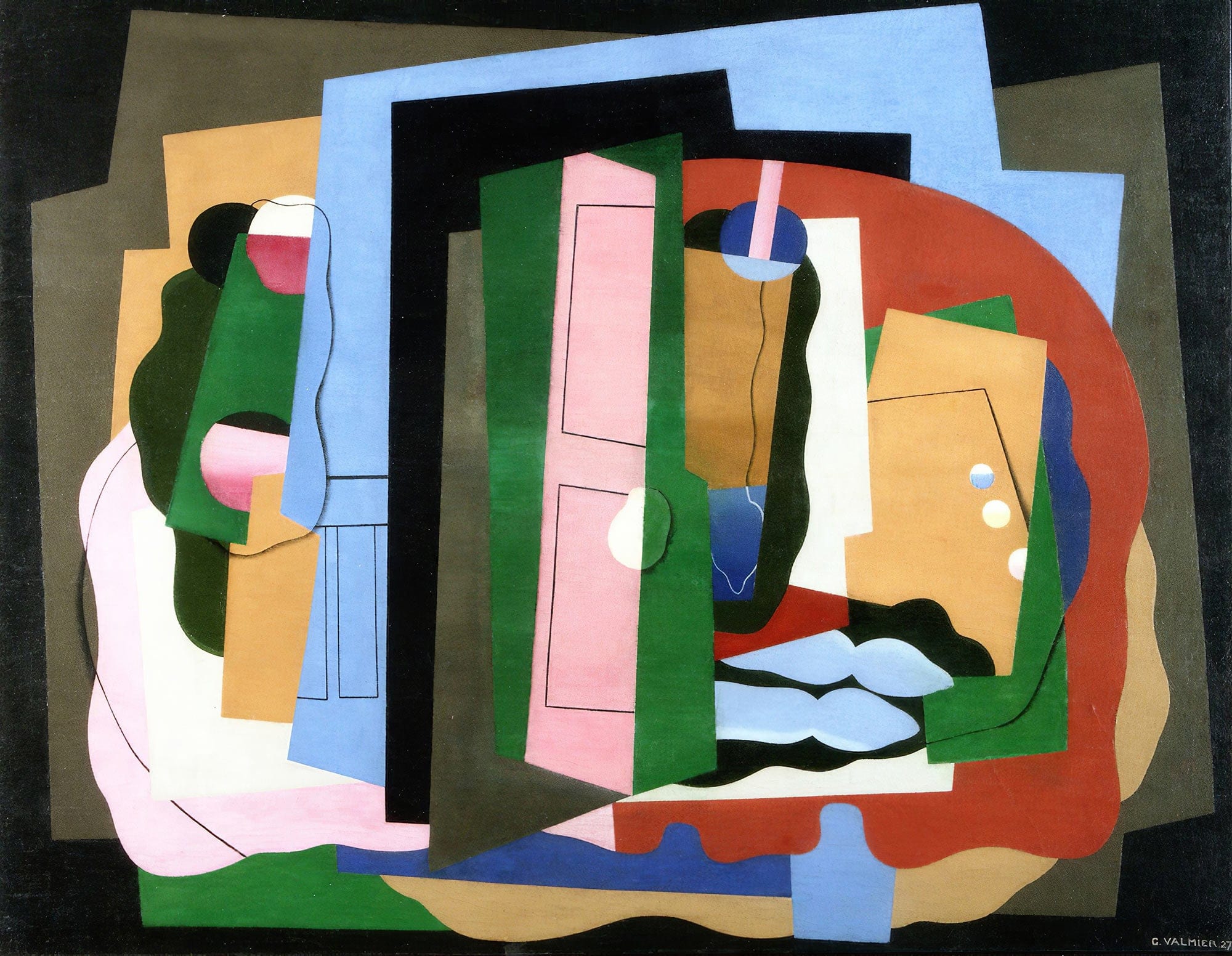 The Pink Door by Georges Valmier