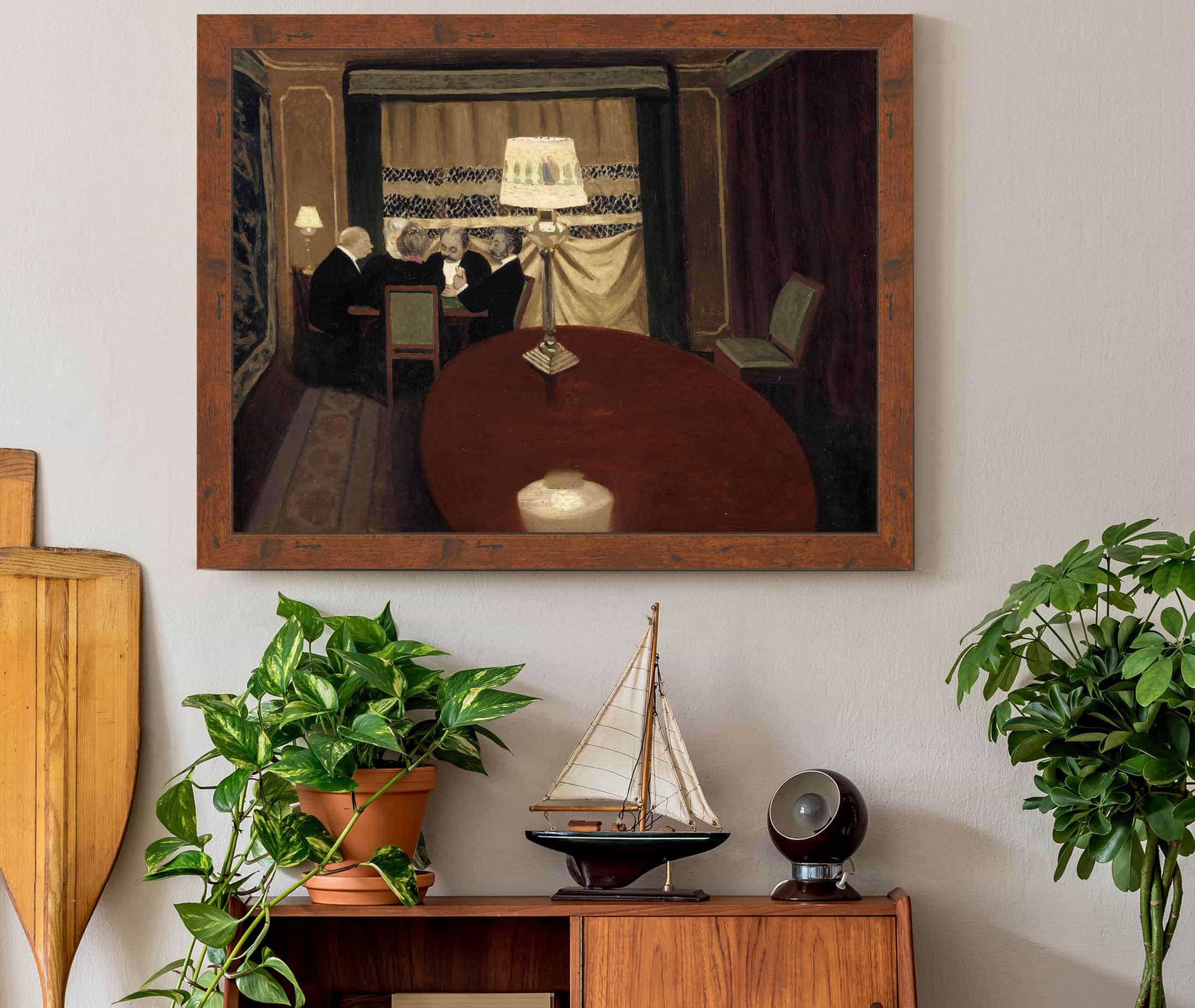 The Poker Game by Felix Vallotton - Image 3