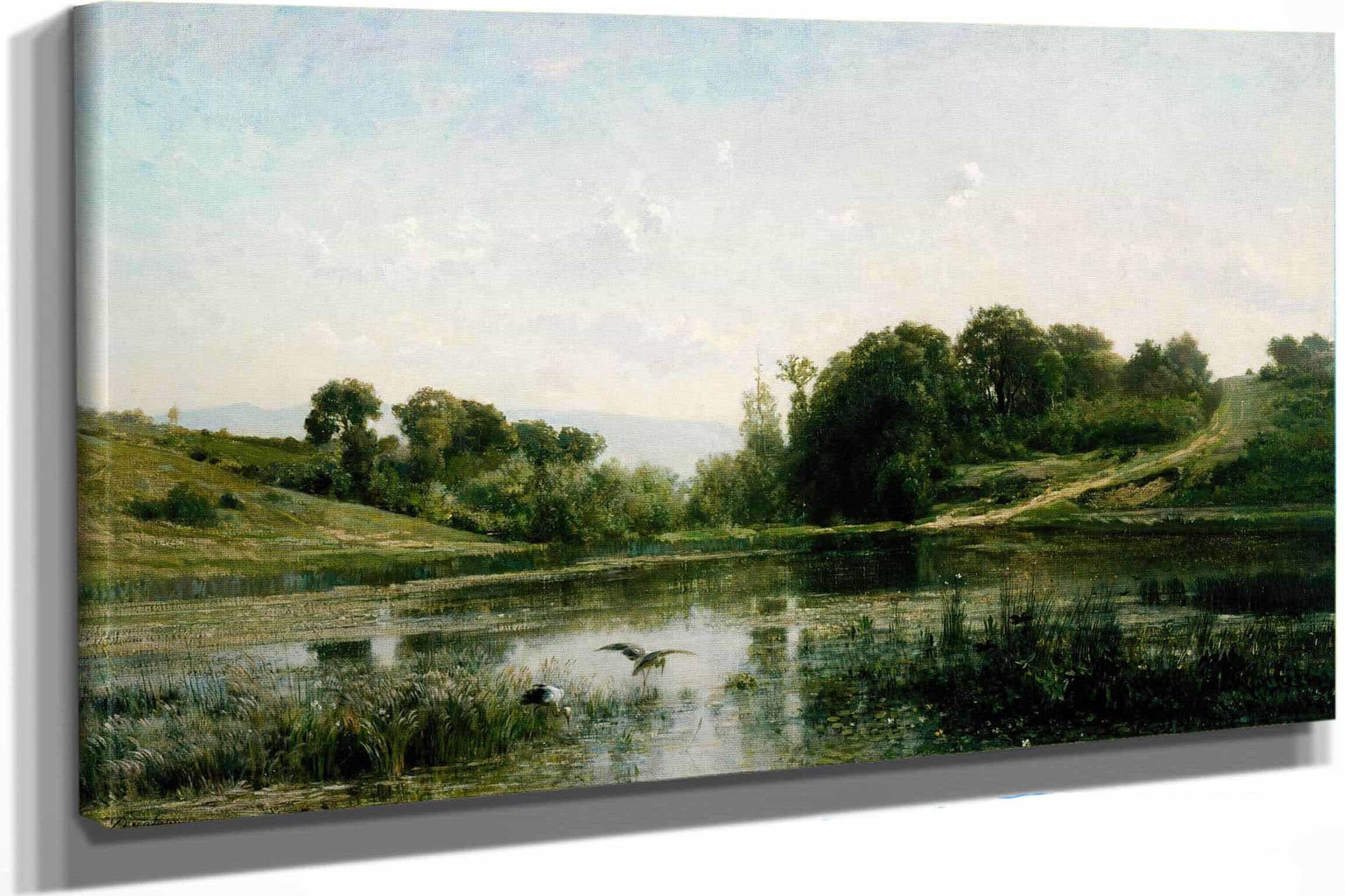 The Ponds Of Gylieu by Charles Francois Daubigny