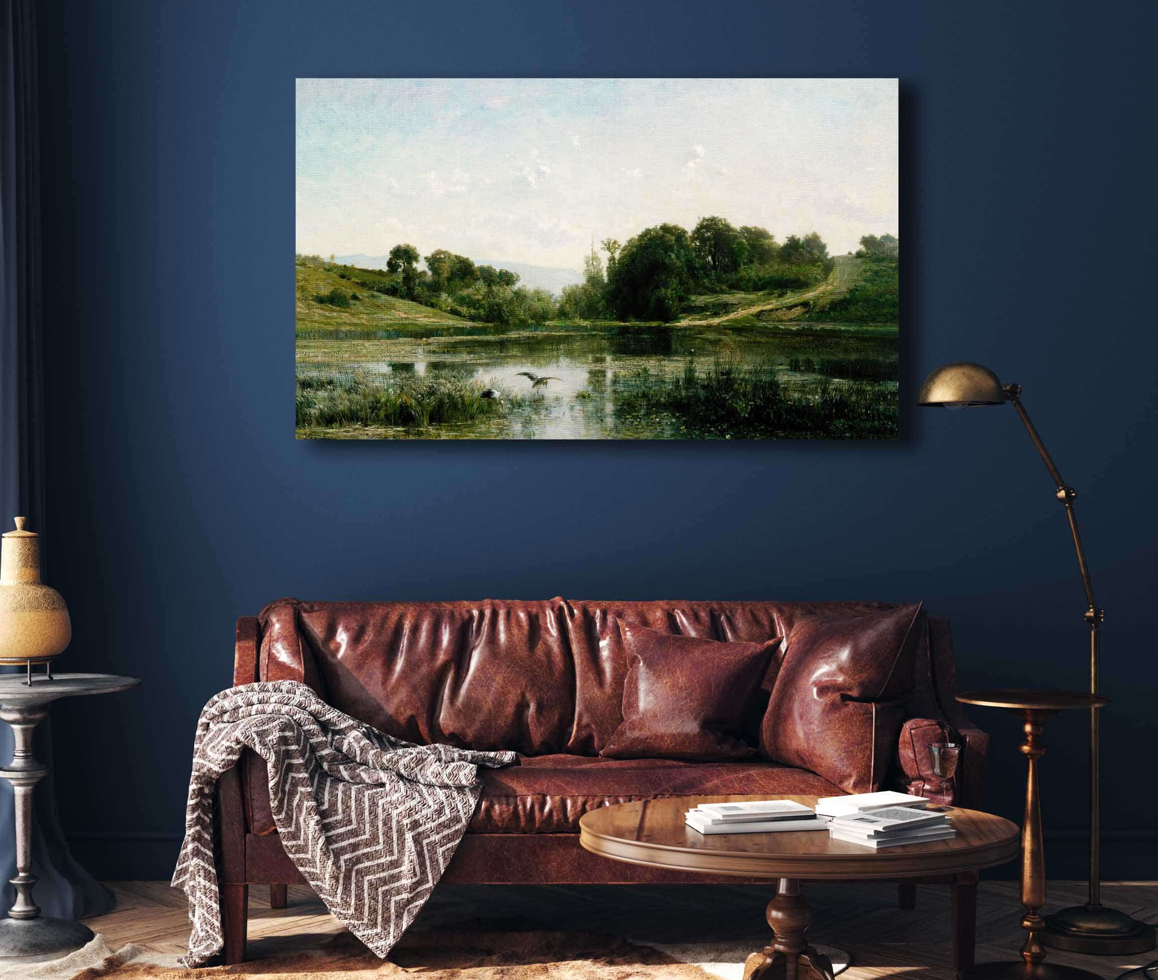 The Ponds Of Gylieu by Charles Francois Daubigny - Image 4