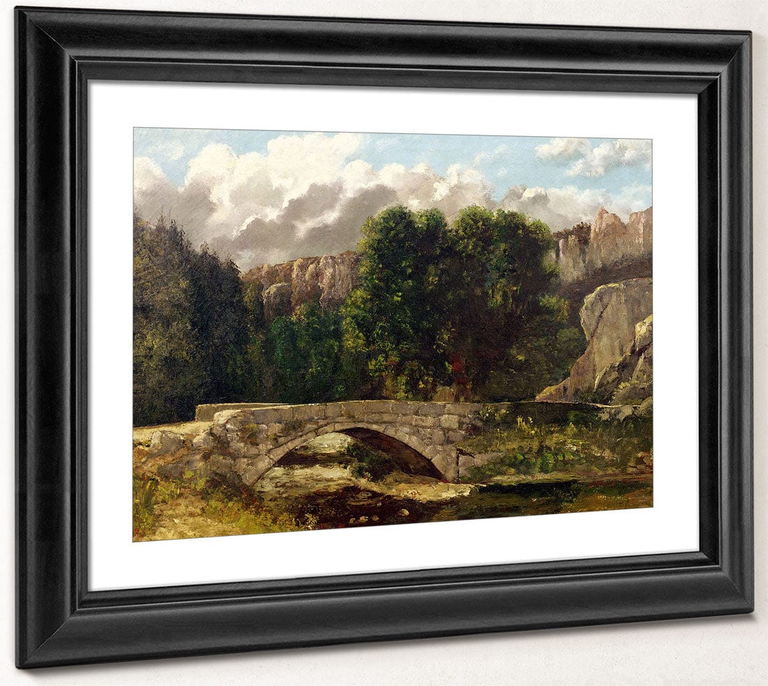 The Pont De Fleurie, Switzerland By Jean Desire Gustave Courbet - Image 2
