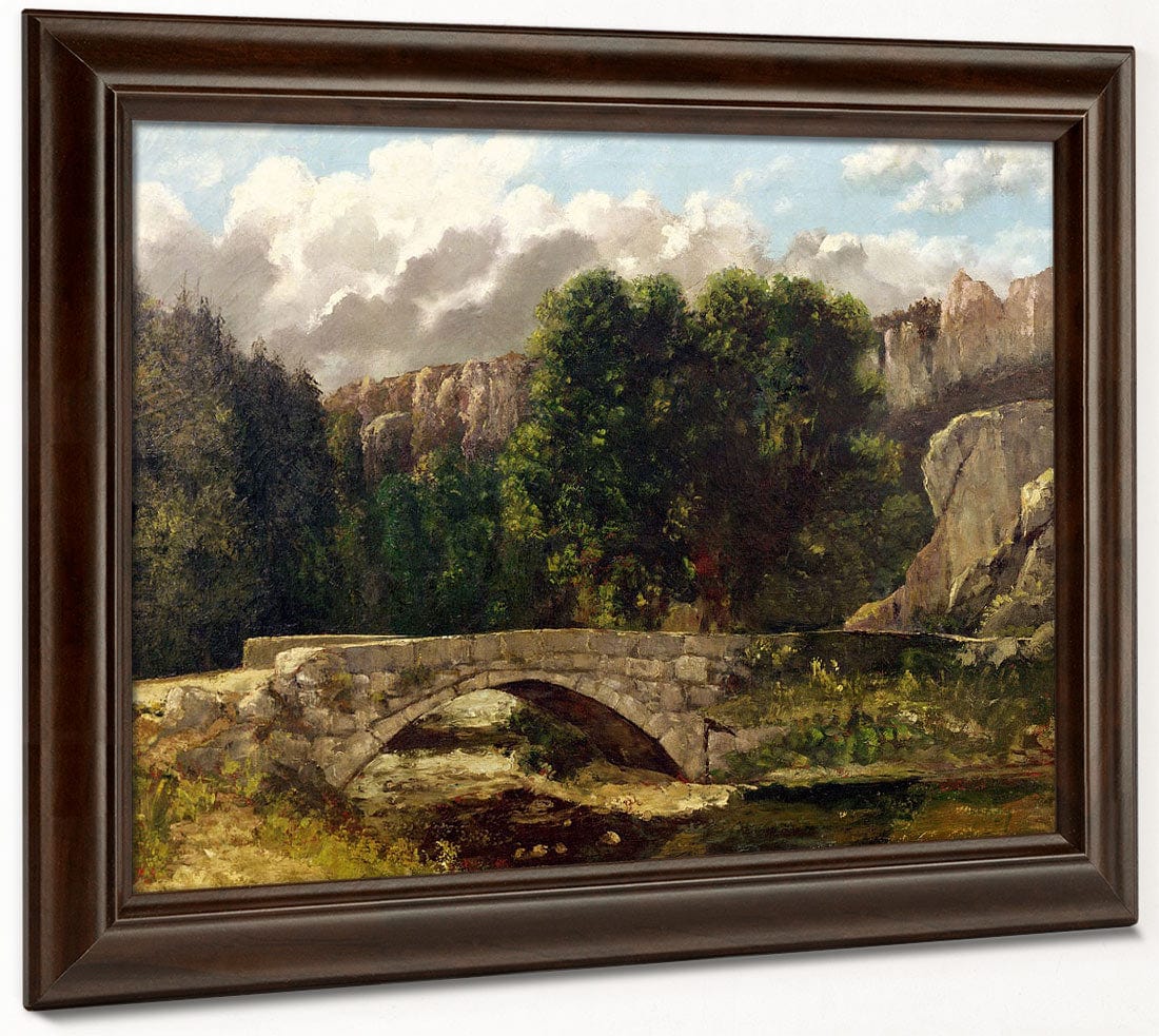 The Pont De Fleurie, Switzerland By Jean Desire Gustave Courbet - Image 4