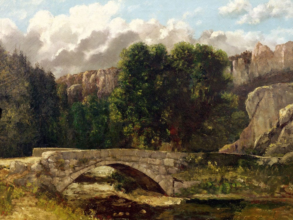 The Pont De Fleurie, Switzerland By Jean Desire Gustave Courbet - Image 5