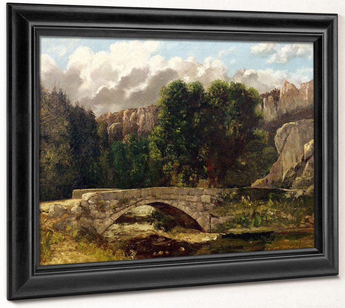 The Pont De Fleurie, Switzerland By Jean Desire Gustave Courbet - Image 6