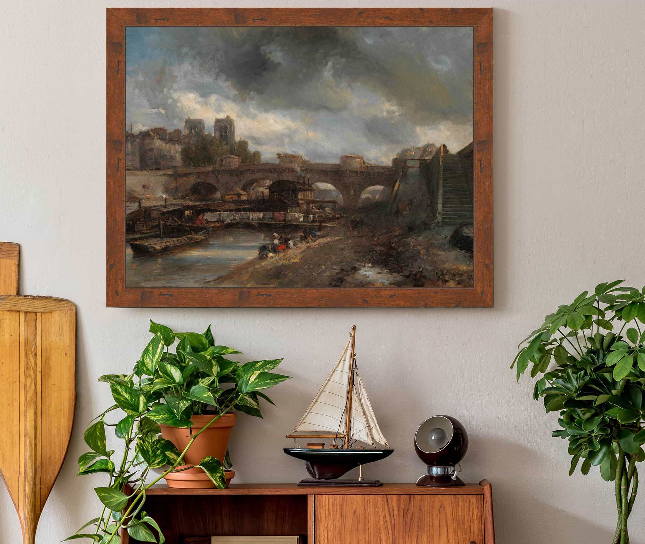 The Pont Neuf  by Johan Barthold Jongkind - Image 2