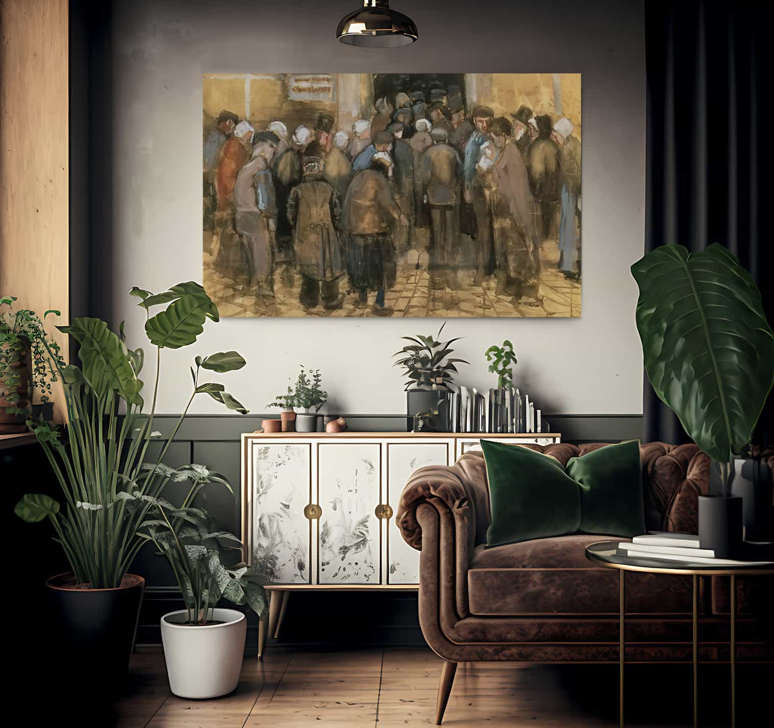The Poor And Money By Vincent Van Gogh - Image 2