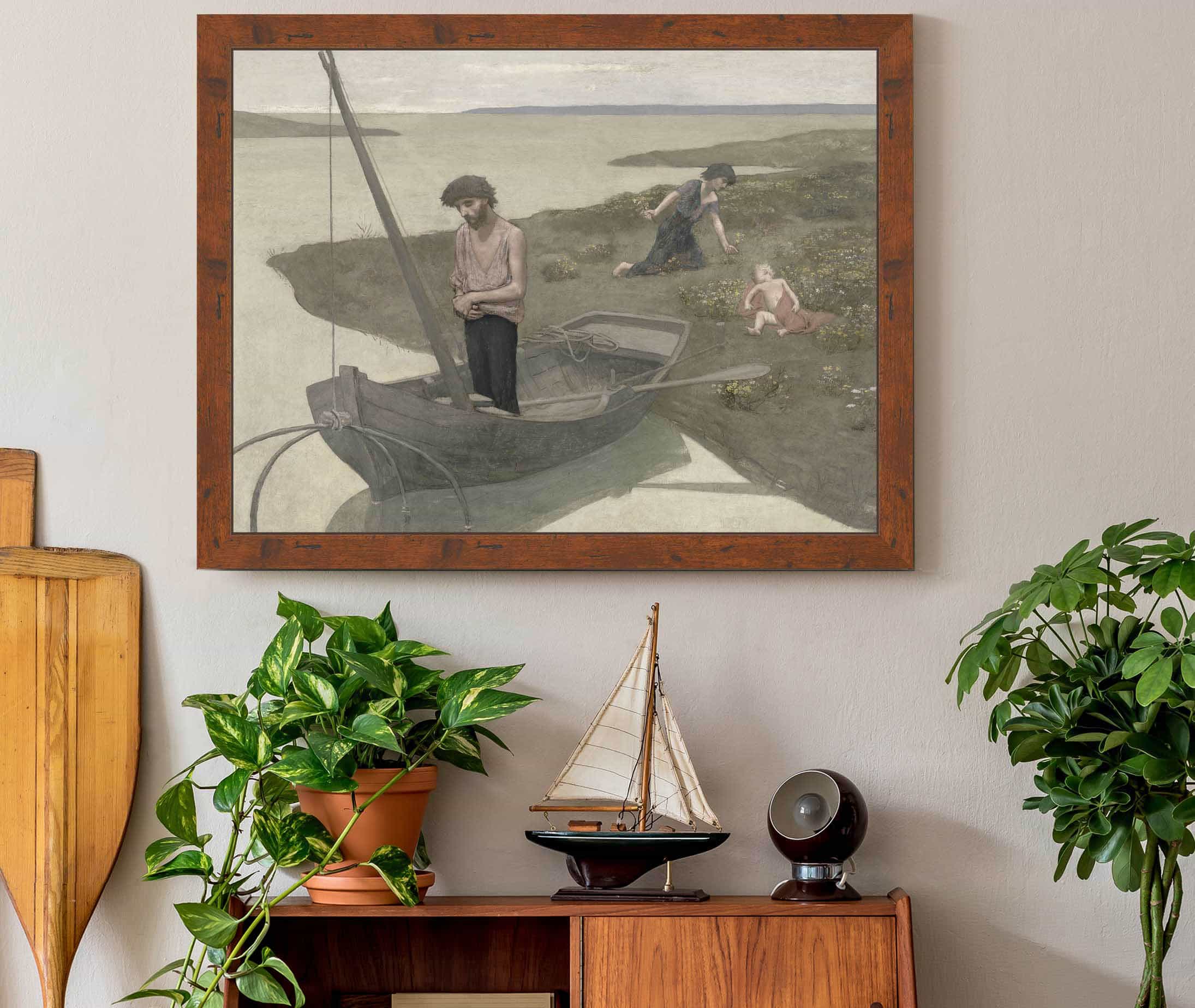 The Poor Fisherman by Pierre Puvis De Chavannes - Image 3