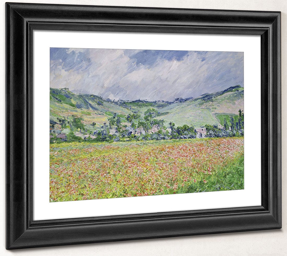 The Poppy Field Near Giverny By Claude Monet - Image 4