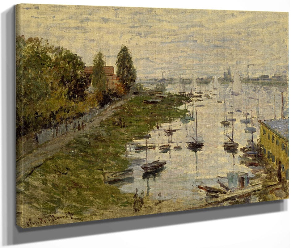 The Port Of Argenteuil (Le Bassin De Argenteuil) By Claude Monet