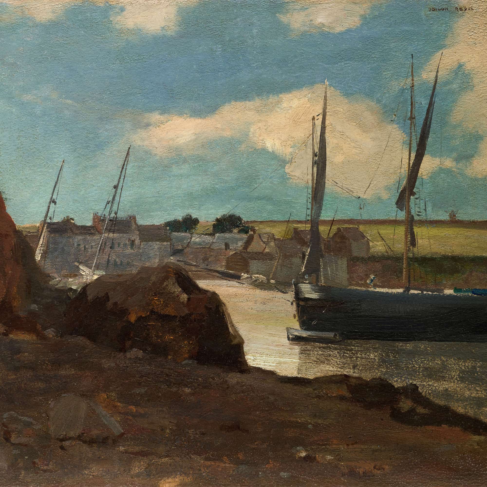 The Port Of Morgat by Odilon Redon - Image 4