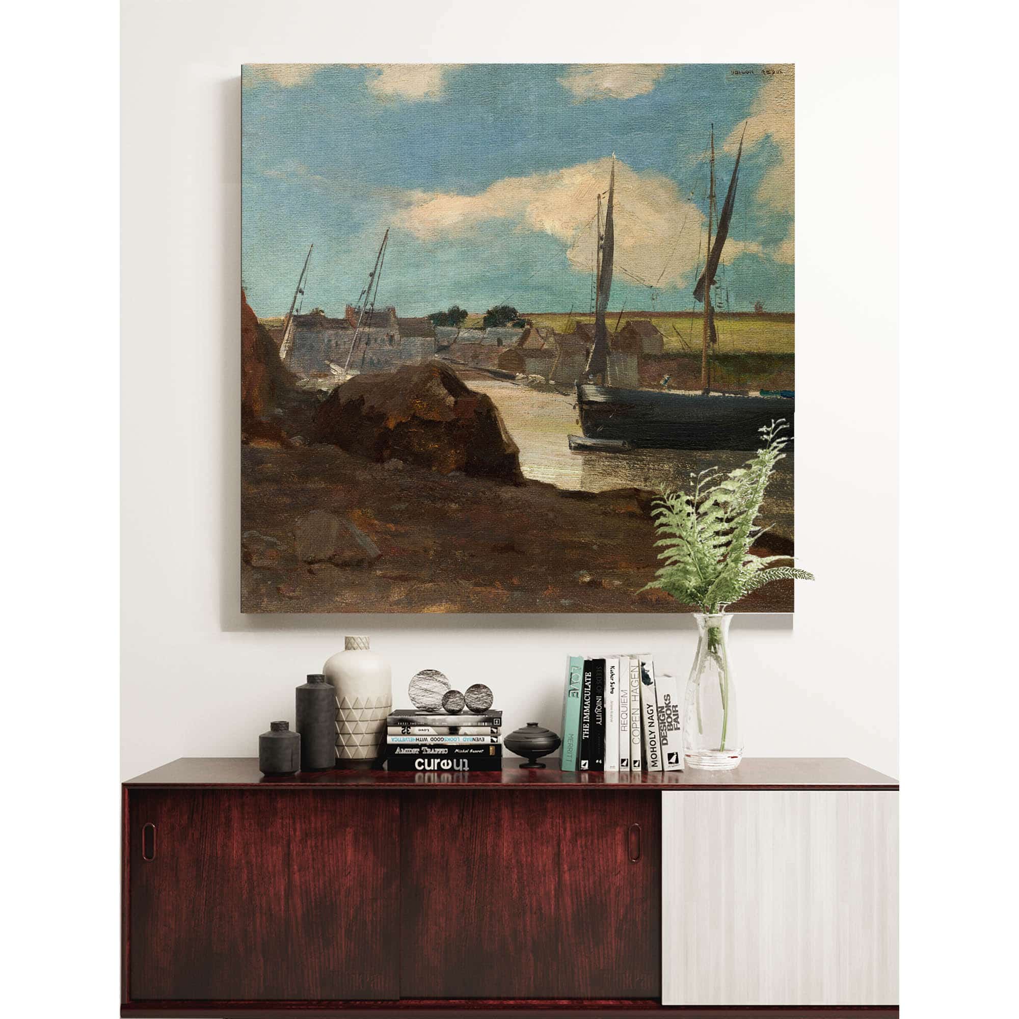 The Port Of Morgat by Odilon Redon - Image 5