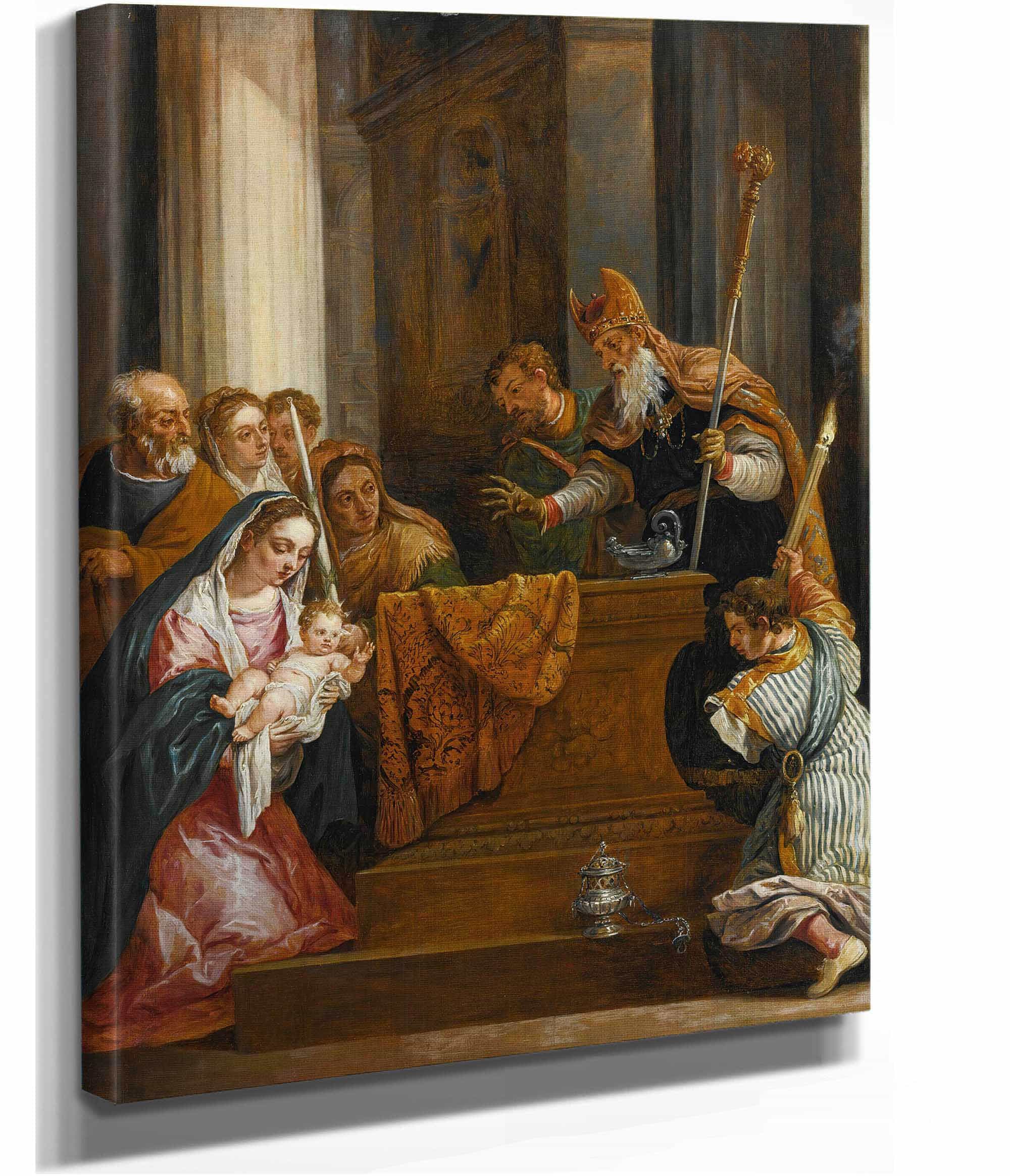 The Presentation In The Temple by David Teniers The Younger - Image 2