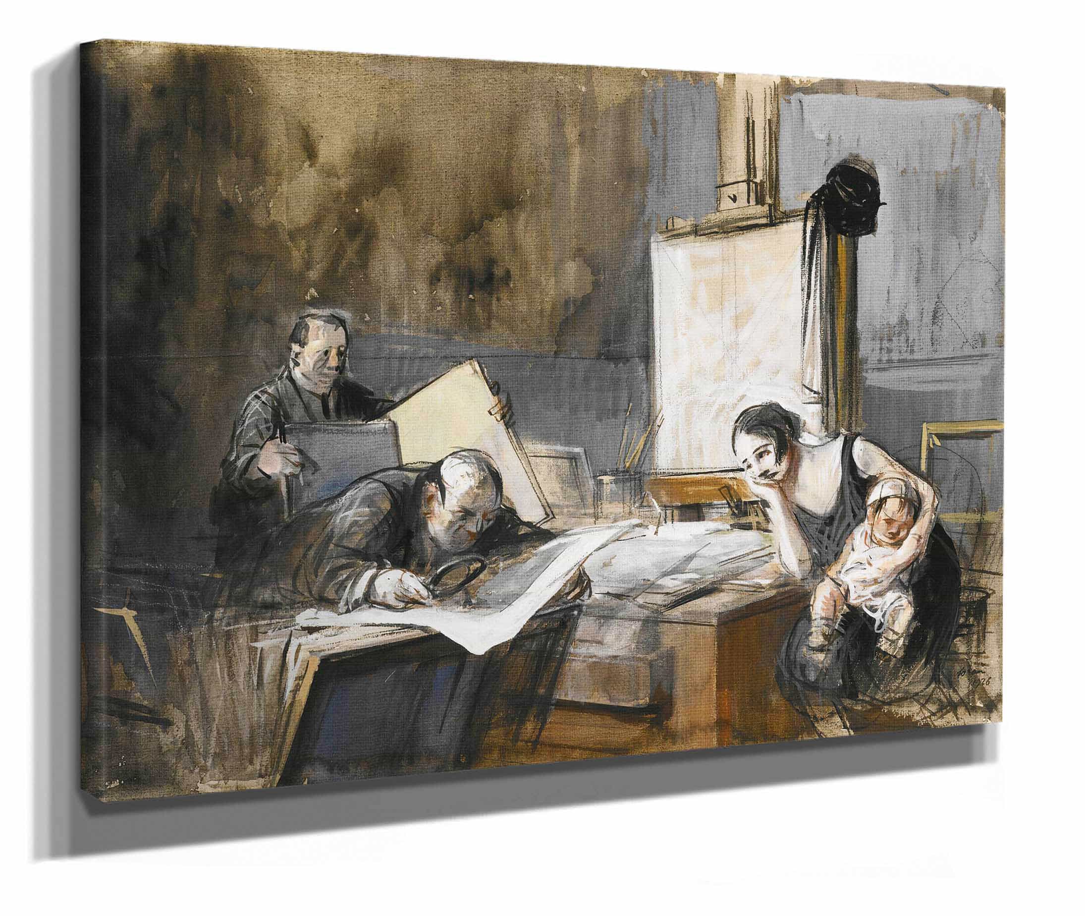 The Print Dealer by Jean Louis Forain - Image 2
