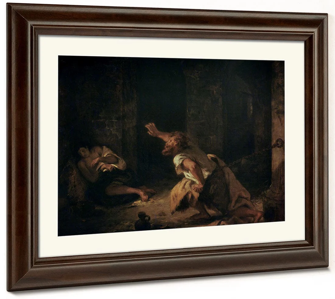 The Prisoner Of Chillon By Ferdinand Victor Eugene Delacroix - Image 5