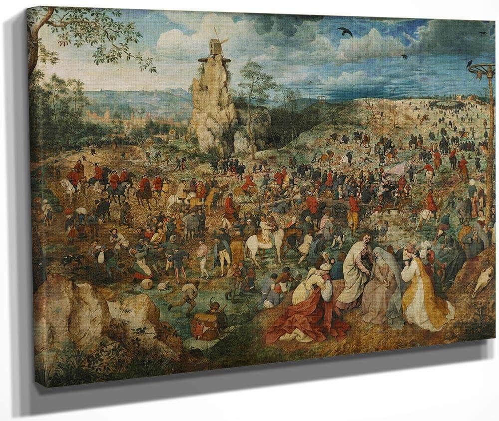 The Procession To Calvary 1564 124X170Cm By The Elder