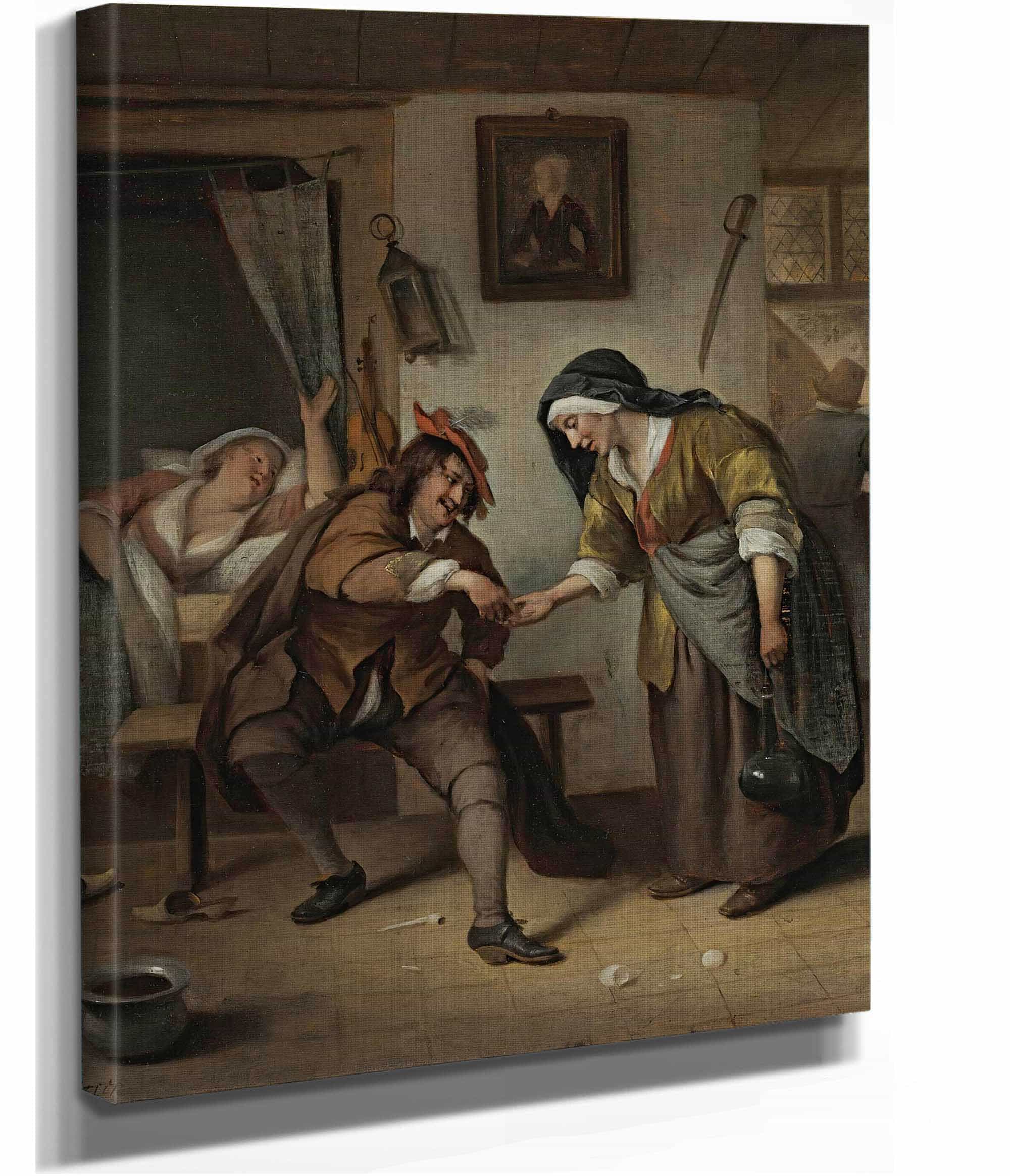 The Procuress by Jan Steen - Image 2
