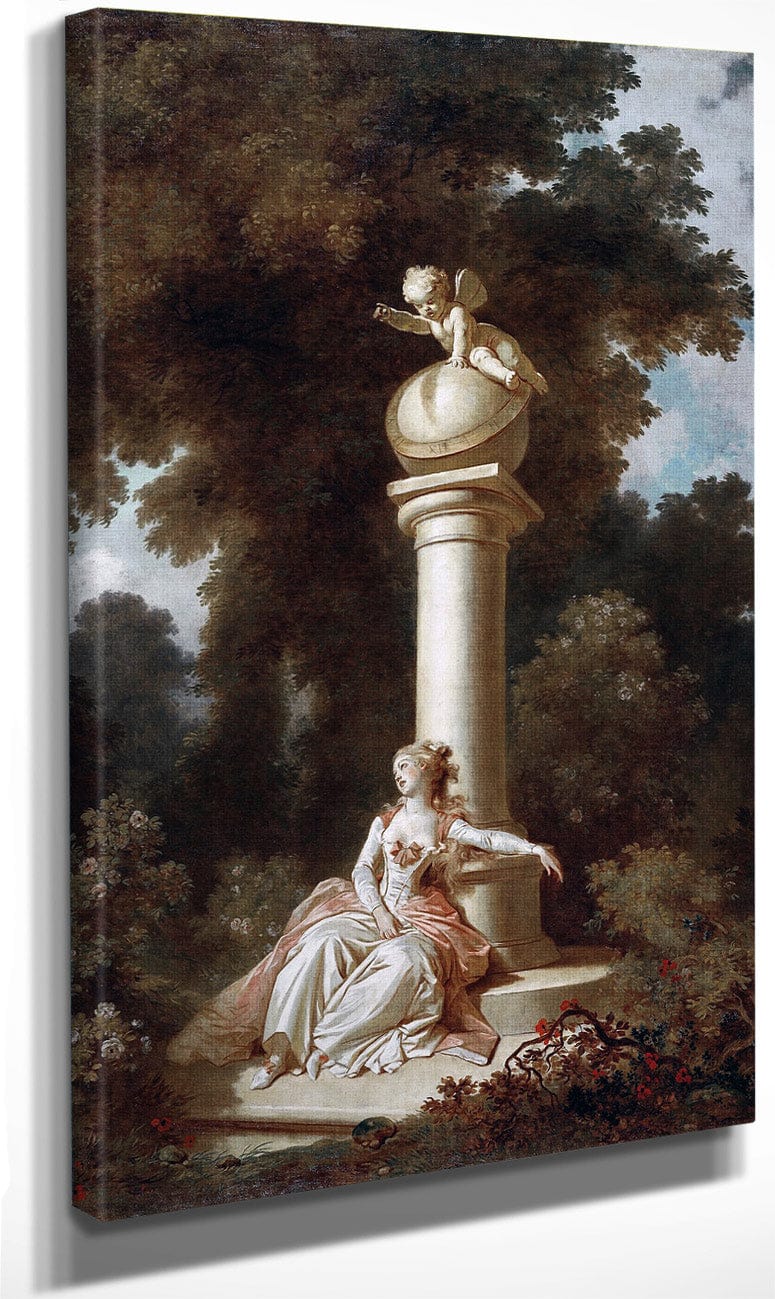 The Progress Of Love Reverie By Jean Honore Fragonard