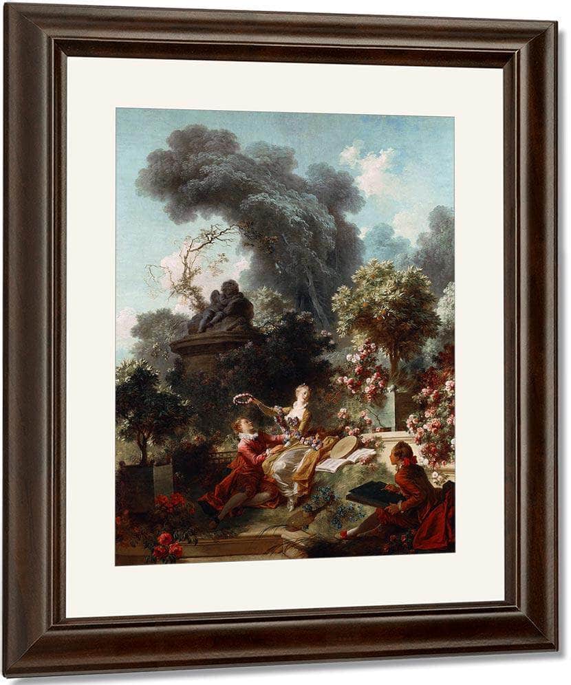 The Progress Of Love   The Lover Crowned 1771 72 Rococo 317 8X243 2Cm The Frick By Jean Honore Fragonard - Image 4