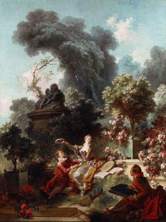 The Progress Of Love   The Lover Crowned 1771 72 Rococo 317 8X243 2Cm The Frick By Jean Honore Fragonard - Image 6